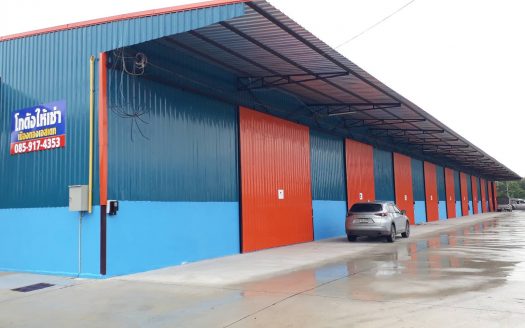 MTK007 โกดังให้เช่าขนาด 200 – 250 ตรม. ย่านคลองสาม ใกล้ตลาดไท วัดพระธรรมกาย อ.คลองหลวง จ.ปทุมธานี